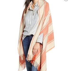 Madewell Striped Twill Cape Scarf